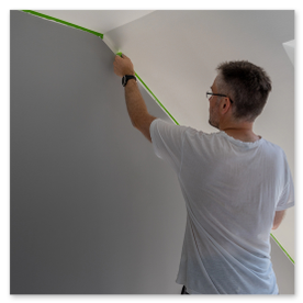 Pintura interior con acabados finos