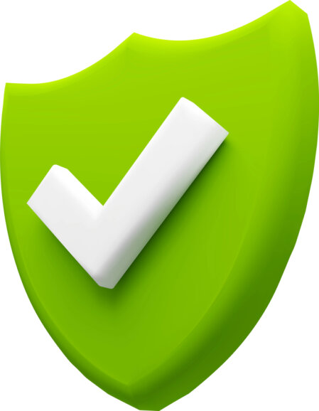 Ícono de garantía y calendario